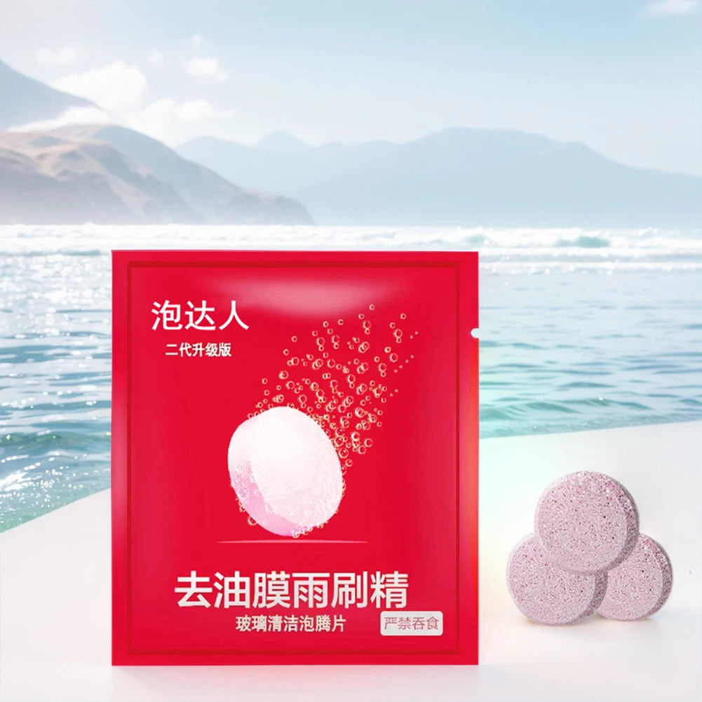 20-1PCS Car Solid Cleaner Windscreen Cleaner Effervescent Tablet Auto Wiper Glass Solid Cleaning Concentrated Tablets