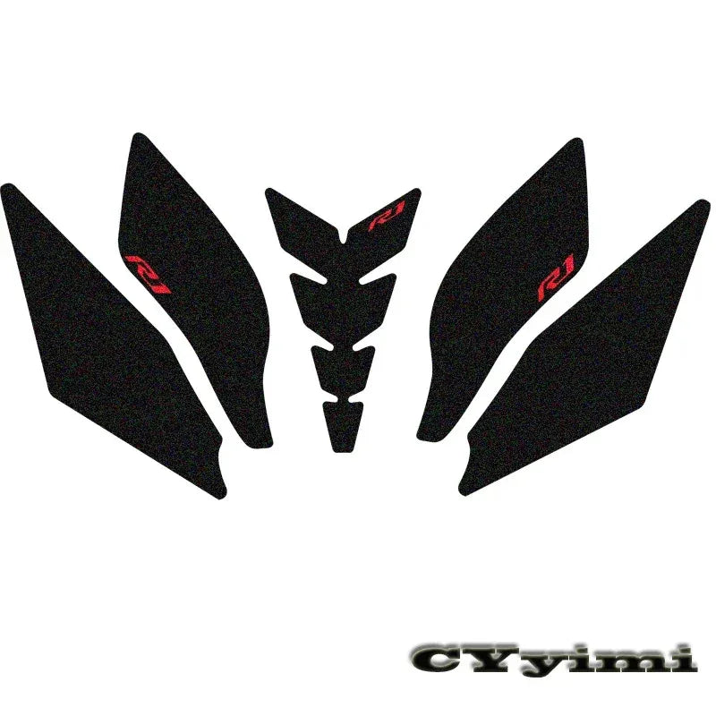For YZF R1 R1M YZFR1 2015 - 2021 Motorcycle Accessories Side Fuel Tank Pads Protective Stickers Knee Grip Traction Pad