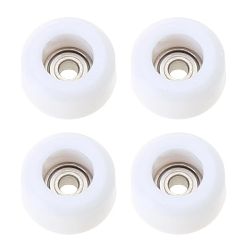 U13F Pack of 4Pcs  Truck Bearing Wheels for Mini Finger Skateboard Roller Skate Scooter Figurine Skateboard Accs