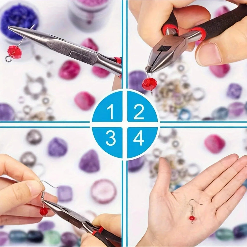 ewelry Making Pliers Scissors Cutter Tweezers Beading Tool Kit, 8Pcs Jewelry Diy Tools Tools Jewelry Jewelry Tools & Accessories