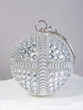 Shiny Rhine Diamonds Cosmetic Bags Portable Ladies Dinner Bags Handmade Bags Light Luxury