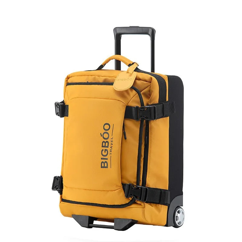 28inch Color-Block Ultra-Lightweight Large Capacity Luggage Trolley Bag 24inch Multi-Functional Oxford Cloth Bag 20inch Carry-On