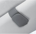 Magnetic Leather Sunglasses Clip Multifunctional Ticket Card Holder Car Sun Visor Interior Accessories