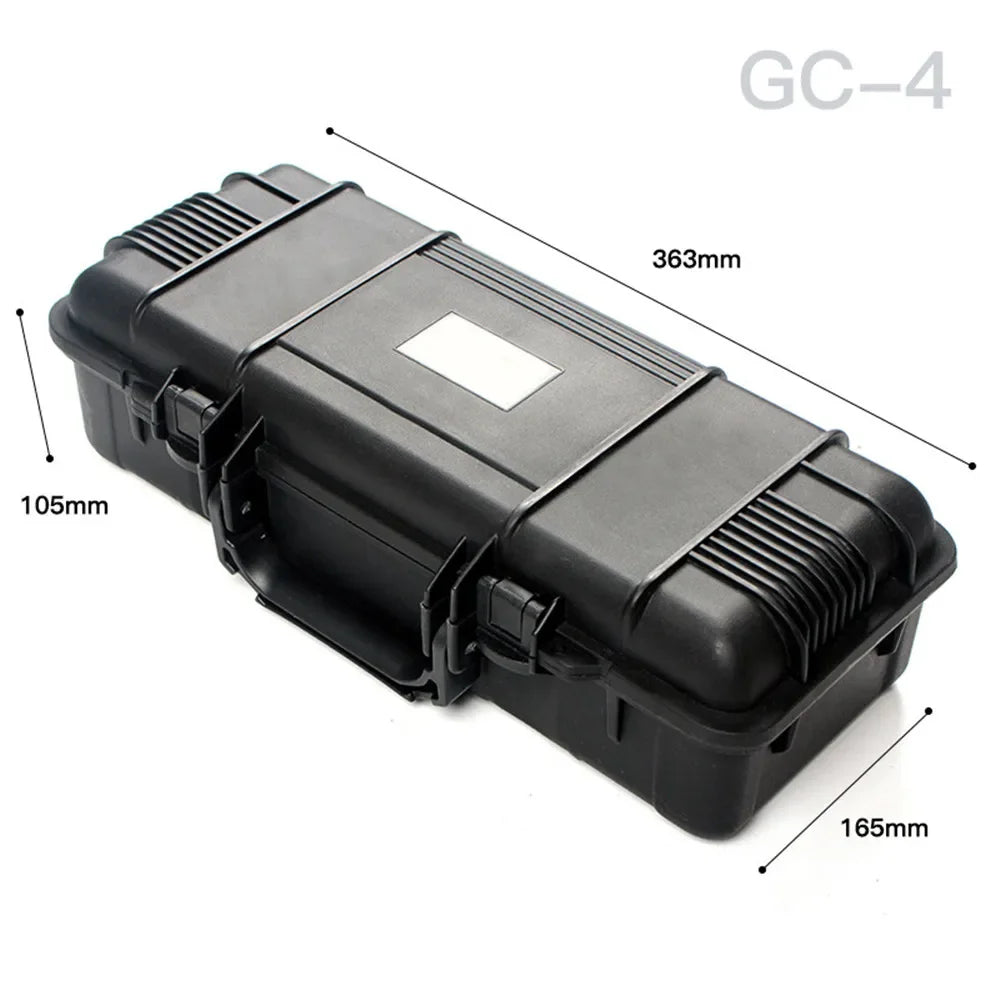 Waterproof Hard Carry Tool Case Bag Organizer Storage Box Camera Photography Safety Protector Instrument Tool Box with Sponge
