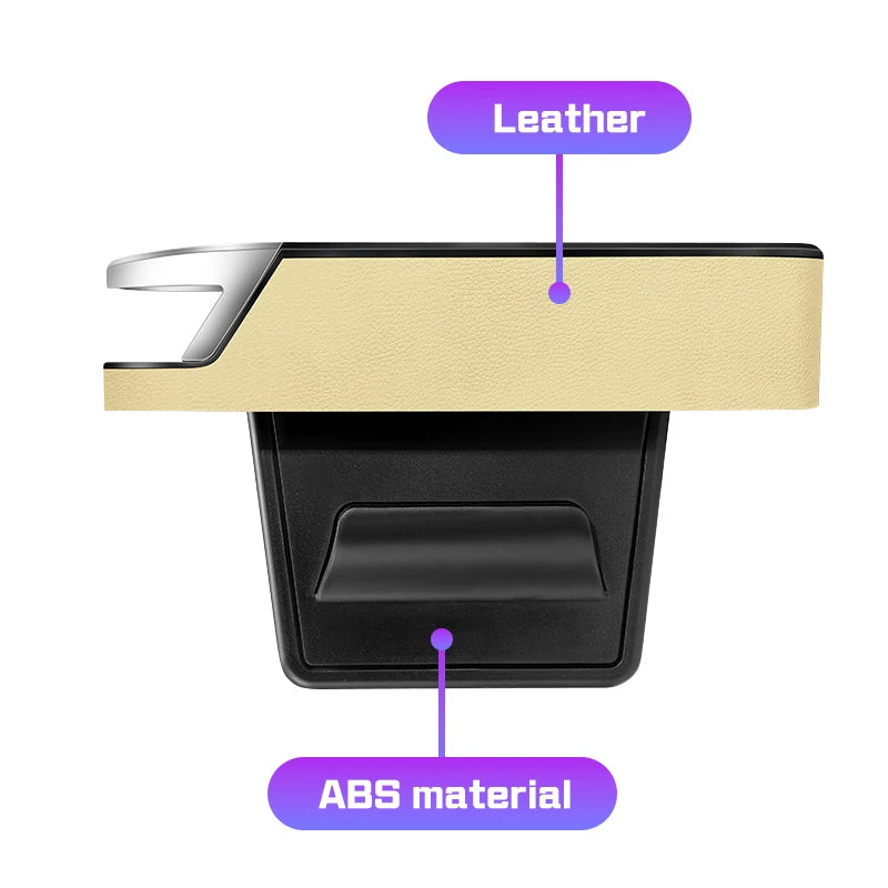 Compatible with Porsche Cayenne, Panamera, Macan, 718, Taycan, 911, 981, 970, and Cayman Car Seat Gap Storage Boxes.