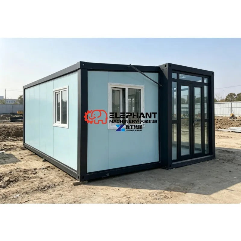 Portable 3 Bedroom Expandable Container House-40ft Foldable Modular Design Modern Luxury Prefab Home Living Room Workshop