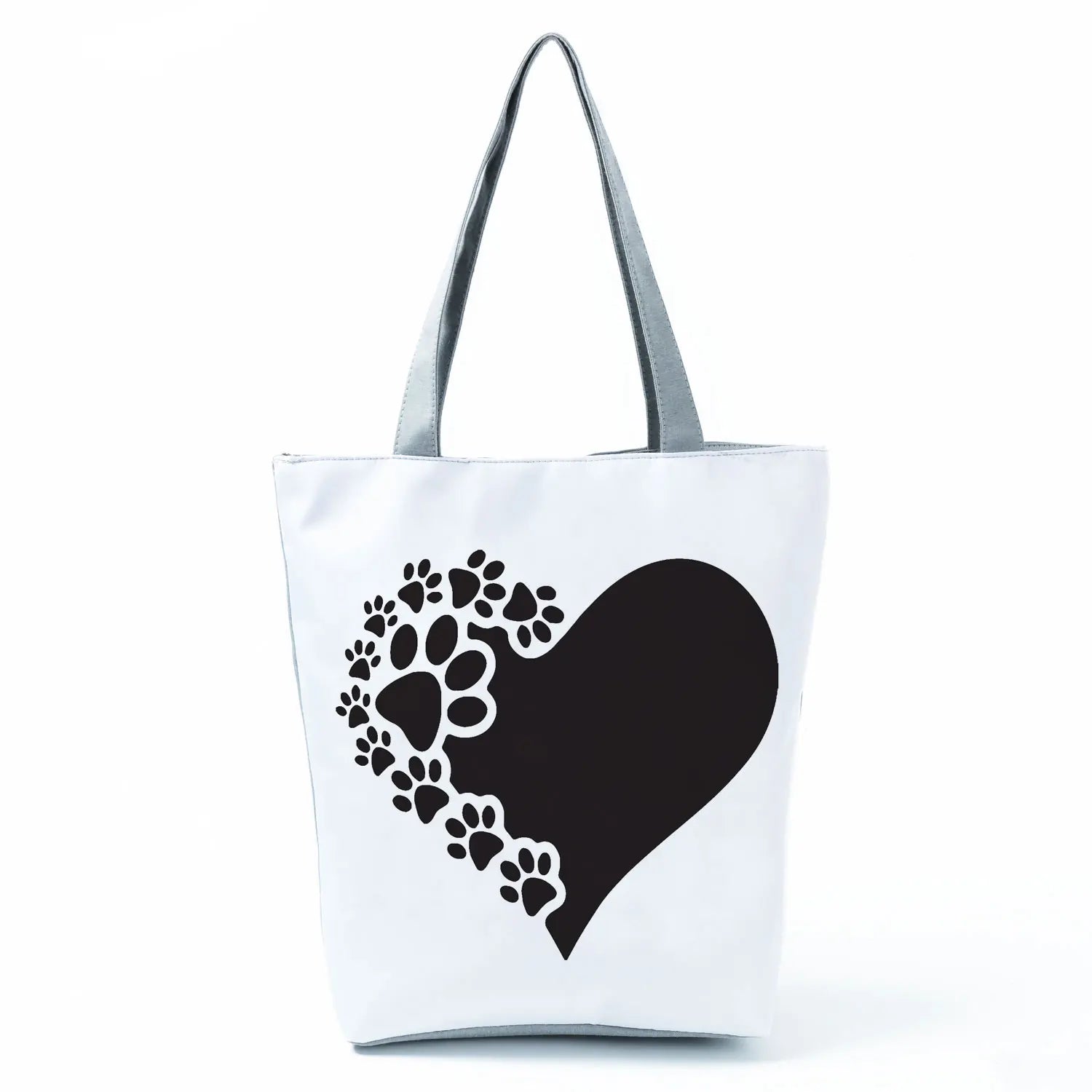 Fashion Dogs Paws Handbags Printed Love Dogs Shopping Bag Casual Women Shoulder Bag Summer Kawaii Female Tote Travel Beach Bag