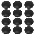 12Pcs Door Screw Covers Black Plastic Self-Adhesive Screw Protection Caps for Car Interior Decoration Auto Modification