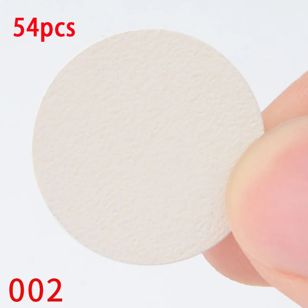 54Pcs/SET  Wooden Furniture Self Adhesive Screw Cap Cover Hole Stickers Wood Craft Desk Cabinet Drawer Art Sticker Ornament