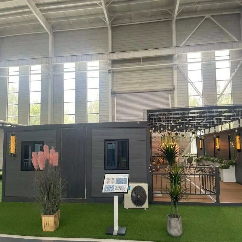 Modern Luxury 40ft Portable Home Double-Wing Expansion Foldable Bedroom 20ft Mobile Room From Expandable Container House
