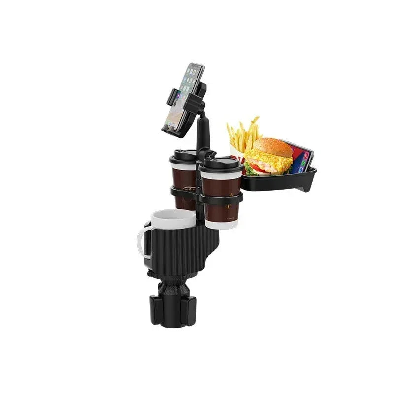 Car Phone Holder Cup Holder Extender Multifunctional Adjustable Drinking Bottle Holder Detachable CarHolder Storage Rack