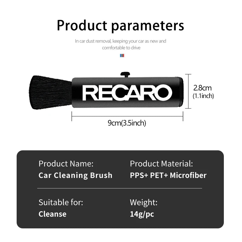 Car Cleaning Brush Air Vent Detailing Dust Remova Accessories For Recaro