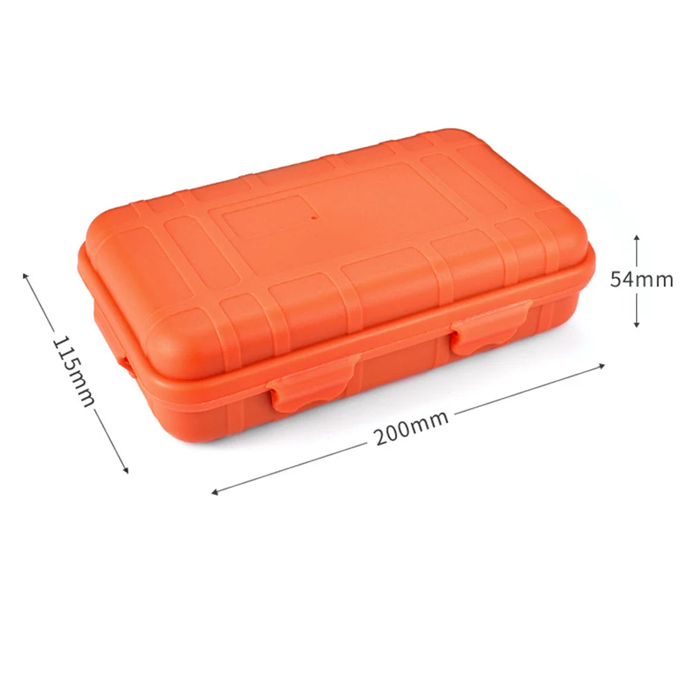 Plastic Outdoor Camping Survival Container Storage Case Box Bag Shockproof Waterproof Case Sealed Box Wild Survival Storage Box