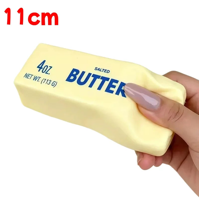 Squishy Elastic Butter Stick Fidget Toy Blind Box Stress Relief Funny Decompression Prank Squeeze Toy for Anxiety Relief