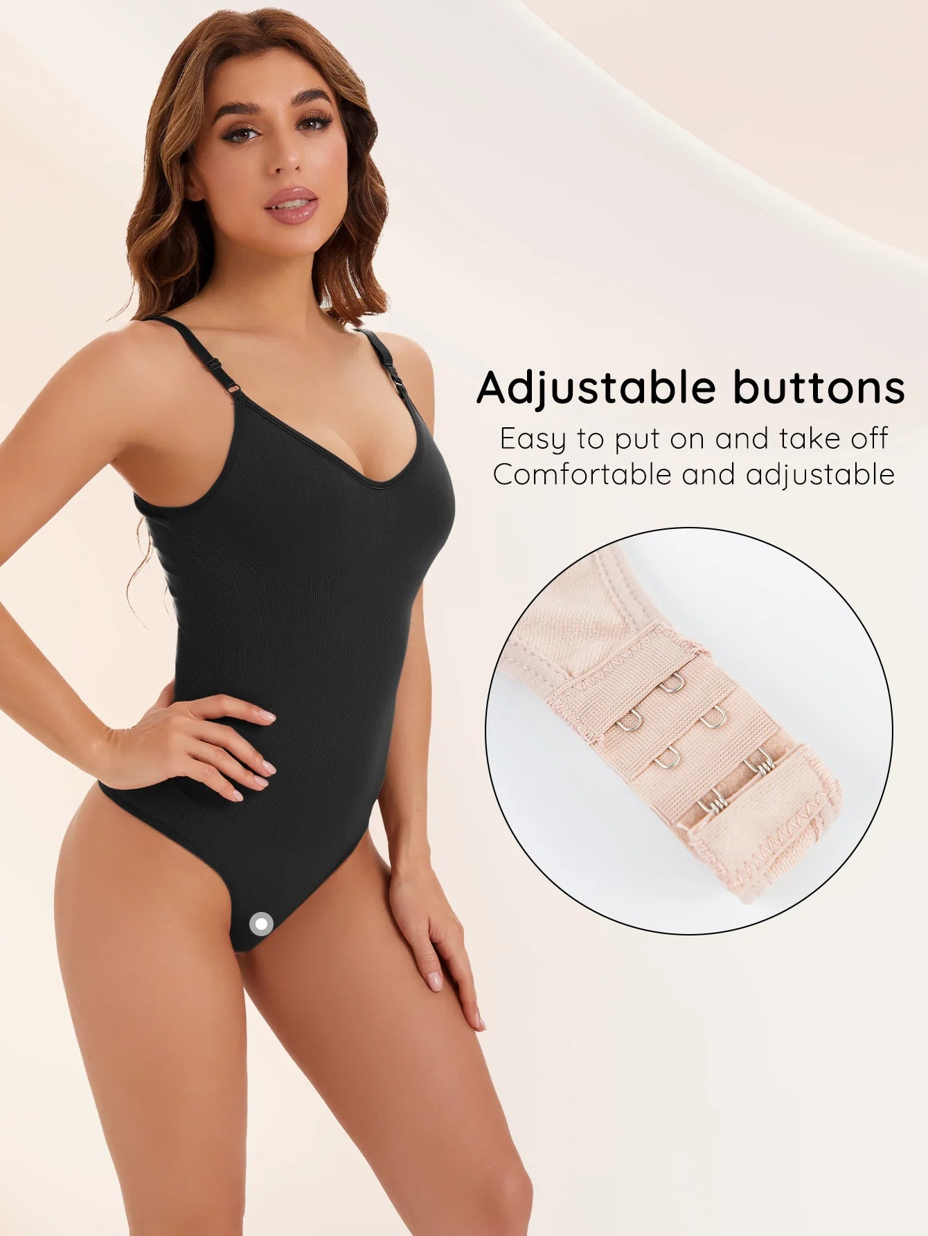 1 Piece Women's Seamless Thong Shapewear Bodysuit Comfort Full Body Underwear One-Piece Cut Sexy Slimming Body Shaper Hot Sale