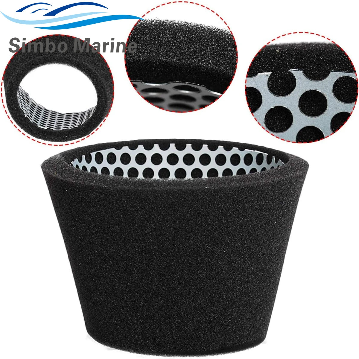 128270-12540 128377-12530 Air Filter Element Cleaner For Yanmar Marine 2GM 2GMF 2GM20 3GM 3GM30 2YM 3YM Sierra 18-57703