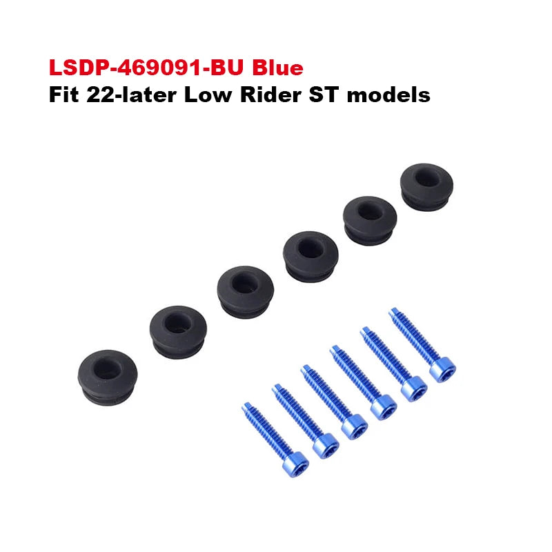 T27 Fairing Windshield Bolts Screws Rubber Grommets Washer for 2022-later HD FXLRST Low Rider ST Motorcycles Accessory