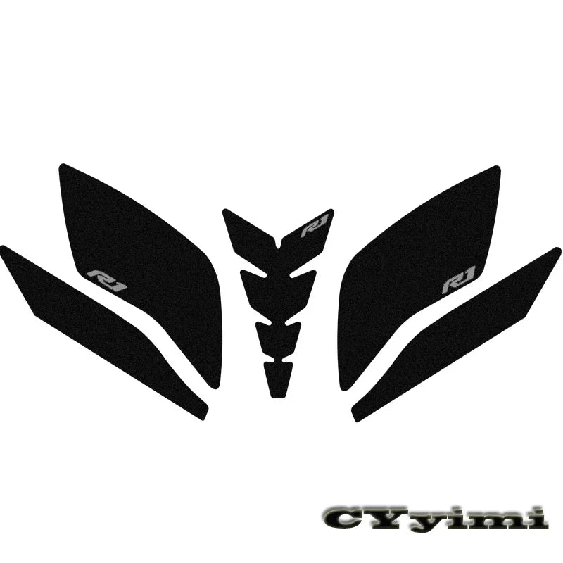 For YZF R1 R1M YZFR1 2015 - 2021 Motorcycle Accessories Side Fuel Tank Pads Protective Stickers Knee Grip Traction Pad