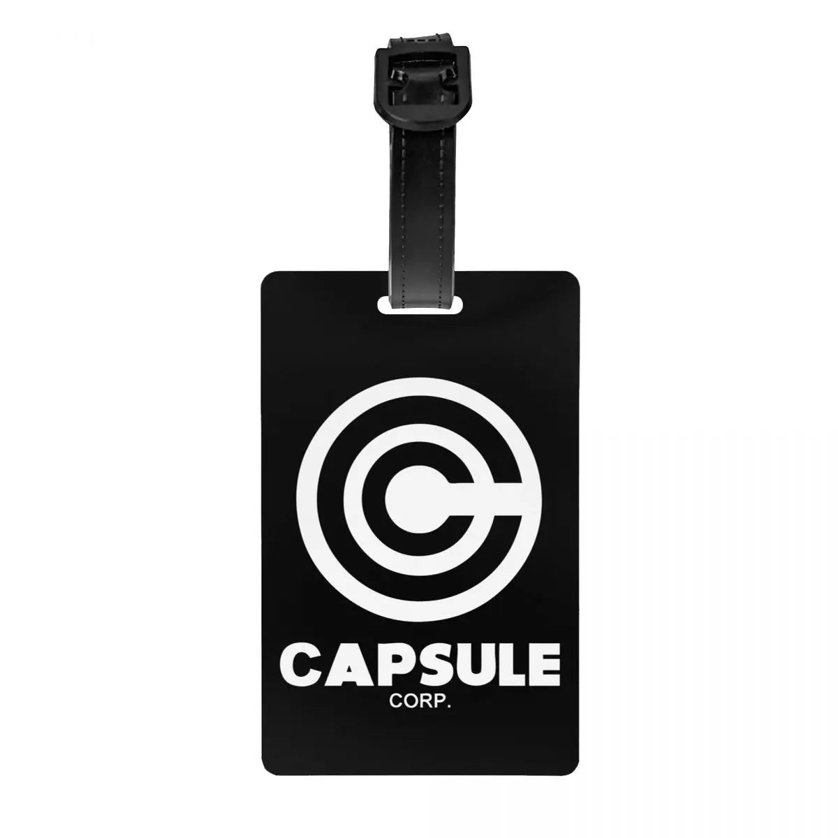 Custom Capsule Corp. Luggage Tag With Name Card Privacy Cover ID Label for Travel Bag Suitcase