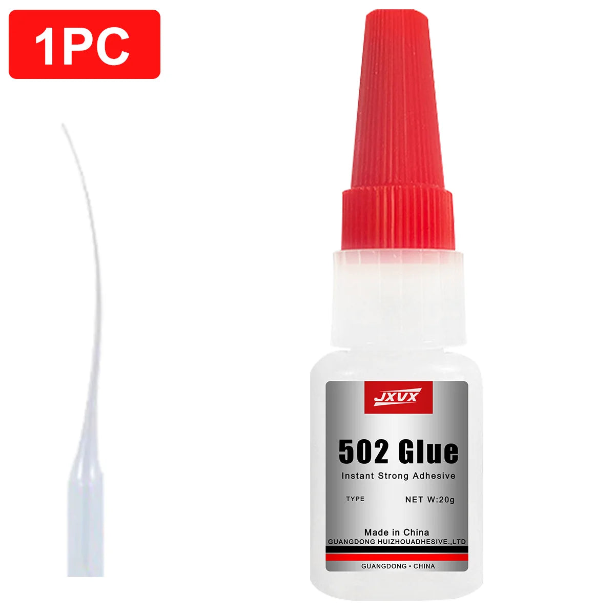 New High Strength 502 Instant Adhesive Formula, 20ml Cyanoacrylate Instant Glue, Strong Adhesive, DIY Liquid Jewelry, Toy Shoes, Quick-Drying Transparent Super Glue 502