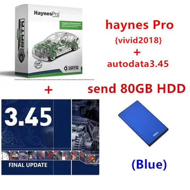 Haynes Pro（Vivid2018）and Autodata3.45 Atris-Technik Automotive Workshop DATA Auto Repair Software Diagnostic Tools