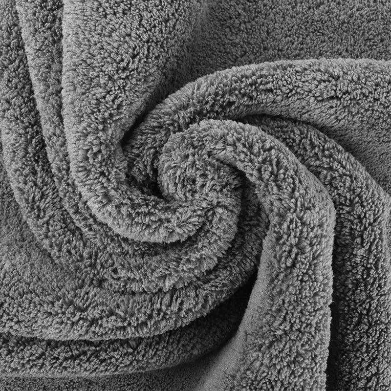 SEAMETAL 1/2/6pcs Car Wash Microfiber Towel Car Cleaning Drying Cloth Soft Edgeless Car Detailing Washing Towel 40X40CM 350GSM