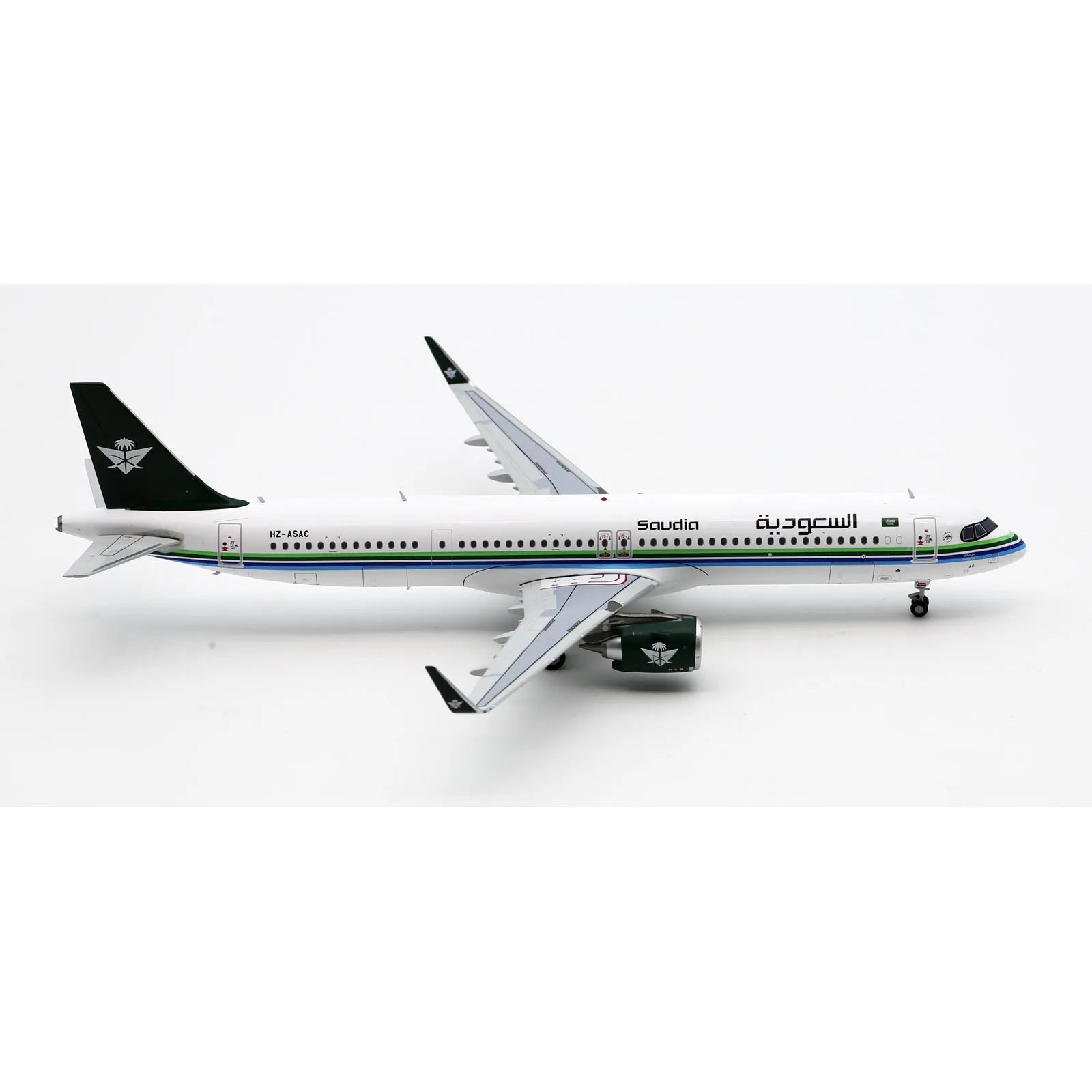 XX20436 Alloy Collectible Plane Gift JC Wings 1:200 Saudi Arabian Airlines "Skyteam" Airbus A321 Diecast Aircraft Model HZ-ASAC
