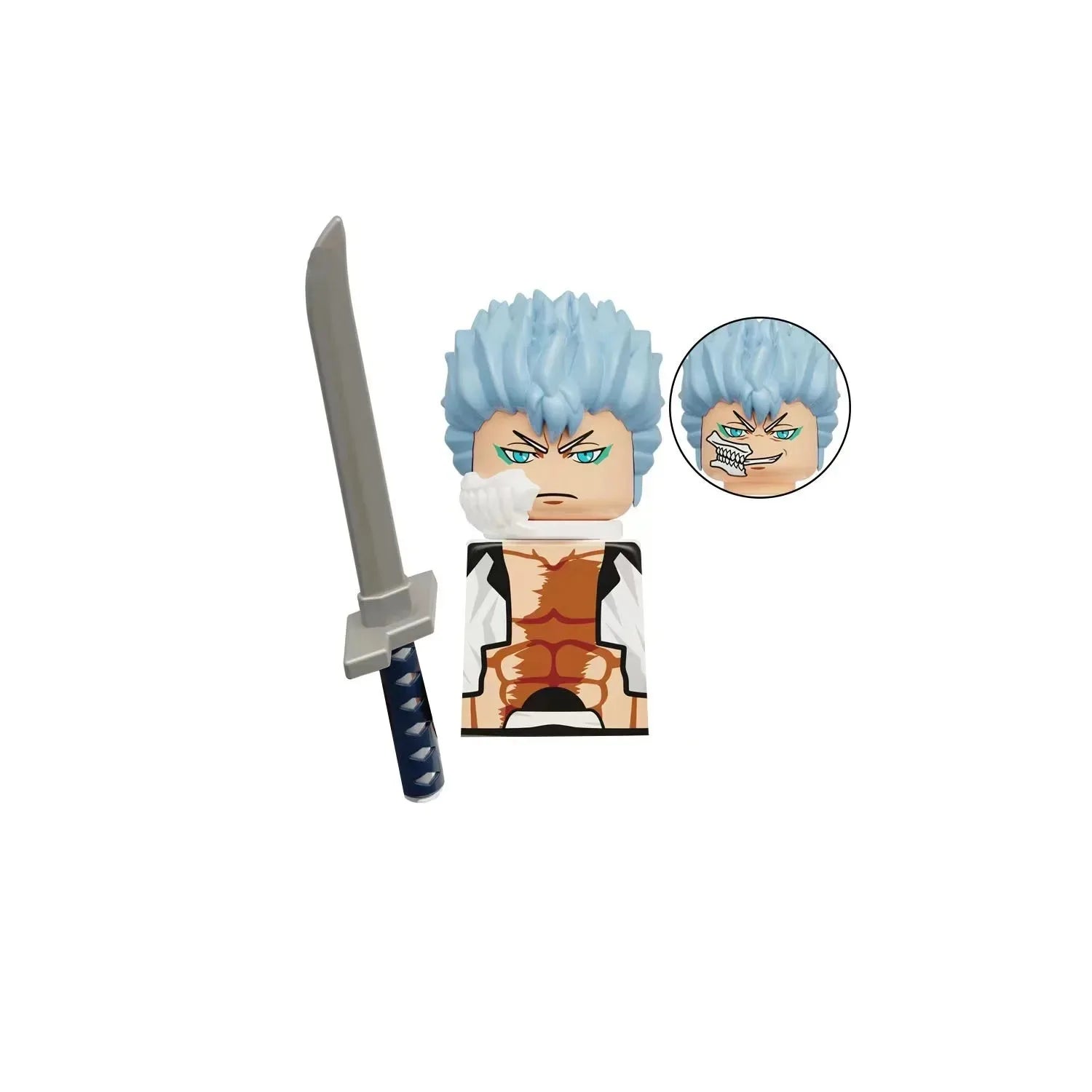 Blind Box KDL816 KDL824 Building Blocks Mini Model Figures Anime Bleach Kurosaki Ichigo Kuchiki Rukia Cartoon Christmas Gift Toy