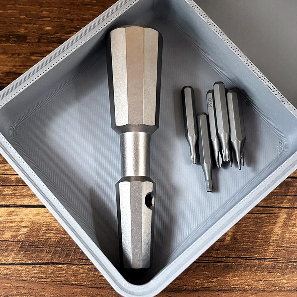 Titanium Alloy Screwdriver Multi Functional Portable Outdoor EDC Tool