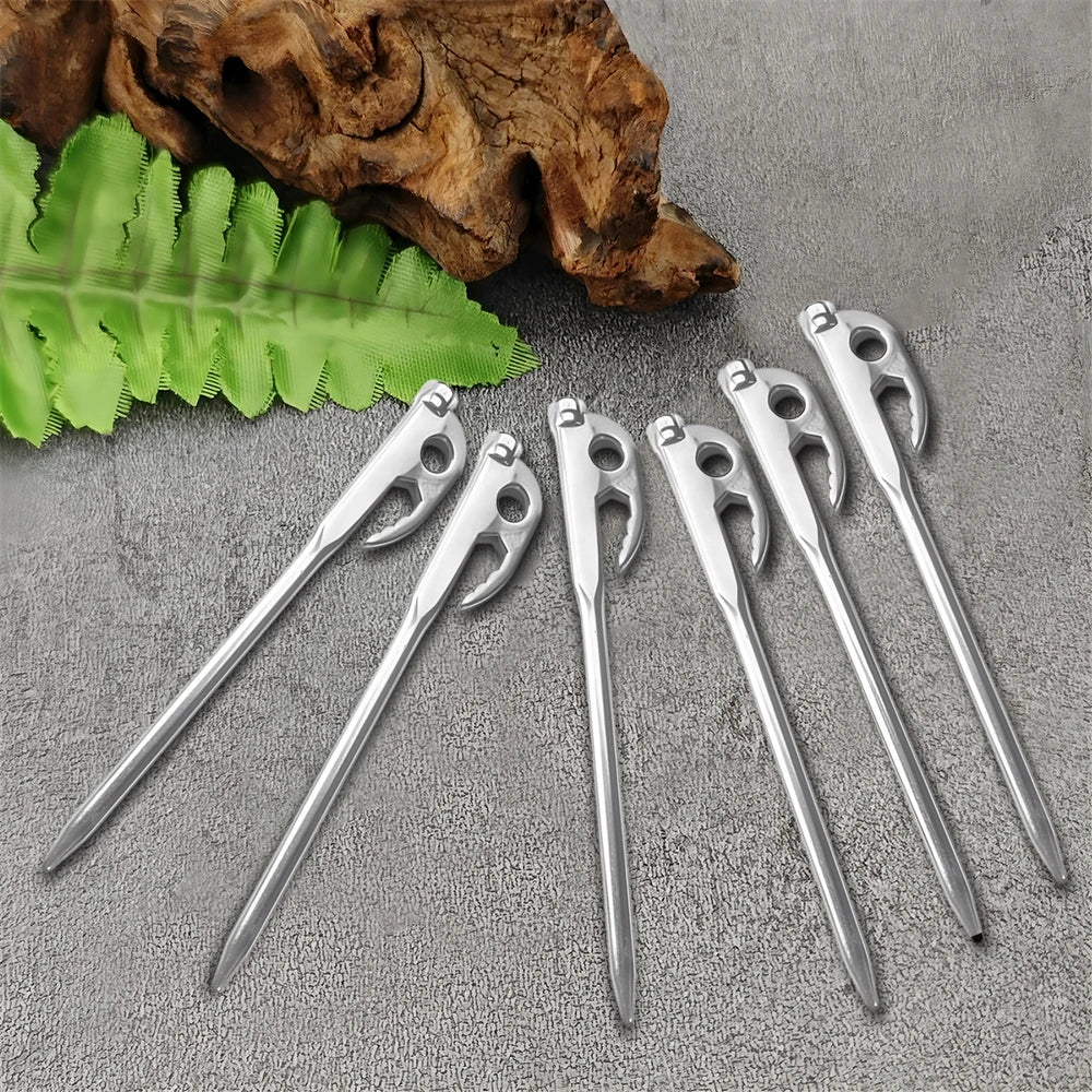 1/6/7PCS, Outdoor Multifunctional Hammer Hammer Hand Tool Fire Rescue Tool Outdoor Survival Tactical Axes Outdoor Tools