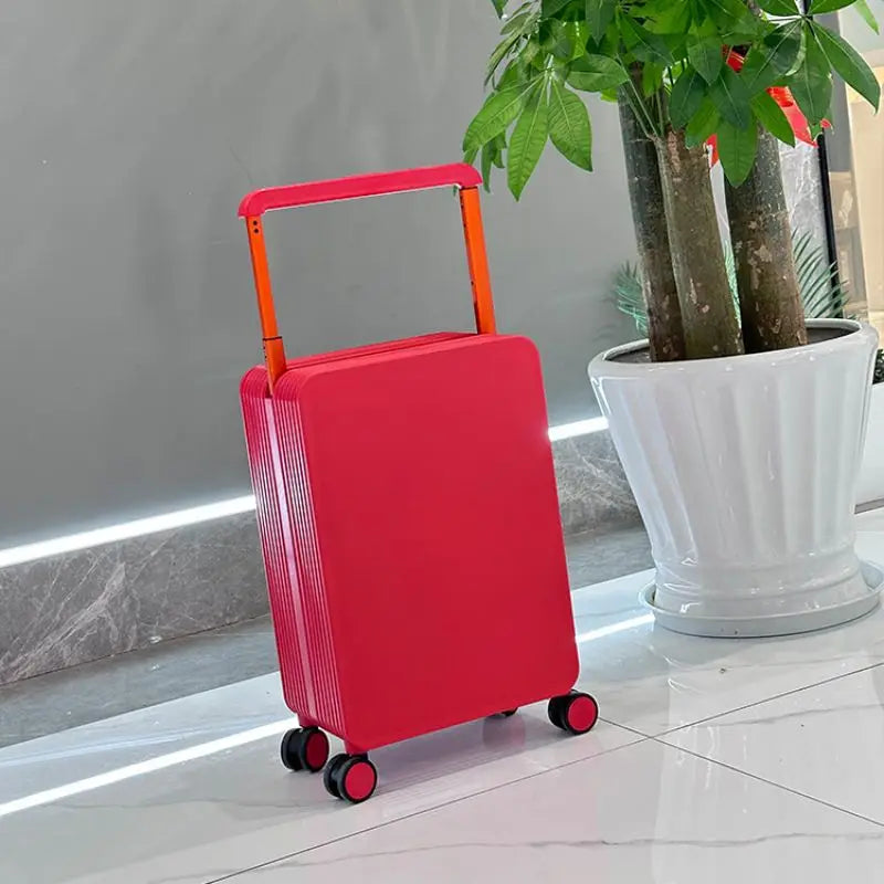 Wide pull suitcase, women's pull suitcase, men's travel suitcase, checked in box, 20 inches 24 inches boarding case, checked in