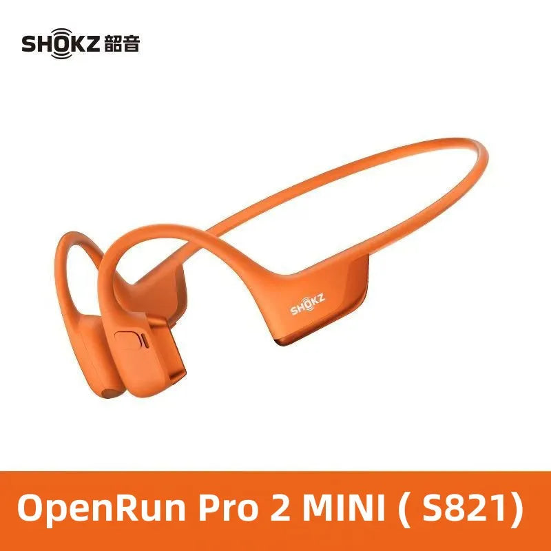 Original SHOKZ OpenRun Pro 2 S820 S821mini Bluetooth Earphones IP55 Waterproof Bone Conduction Headphones Music Sports Earbuds