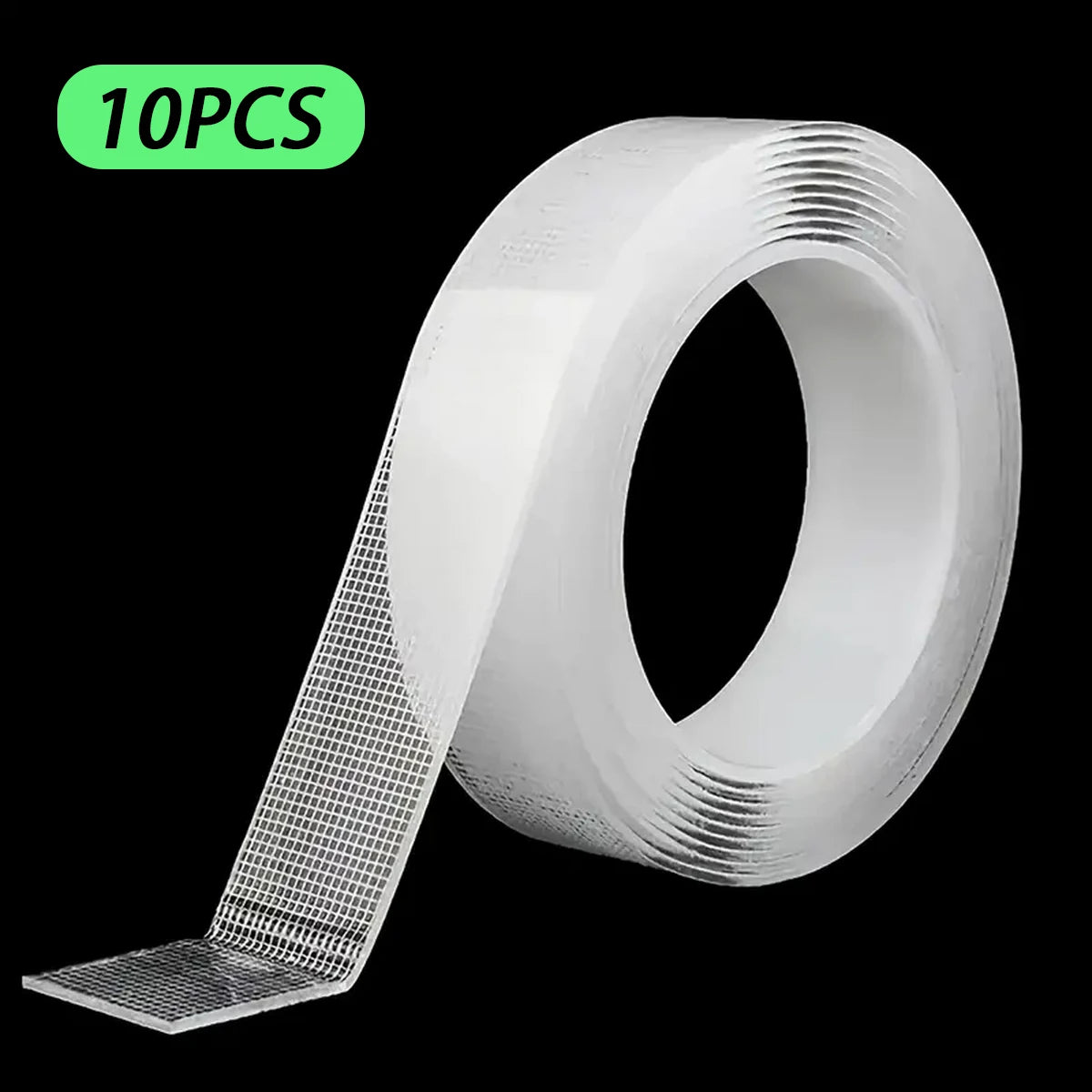 Ultra-strong Double-sided Adhesive Nano Tape, Clear Removable Waterproof Extra Strong Sticky Strip, Heavy-duty Two Side Tape