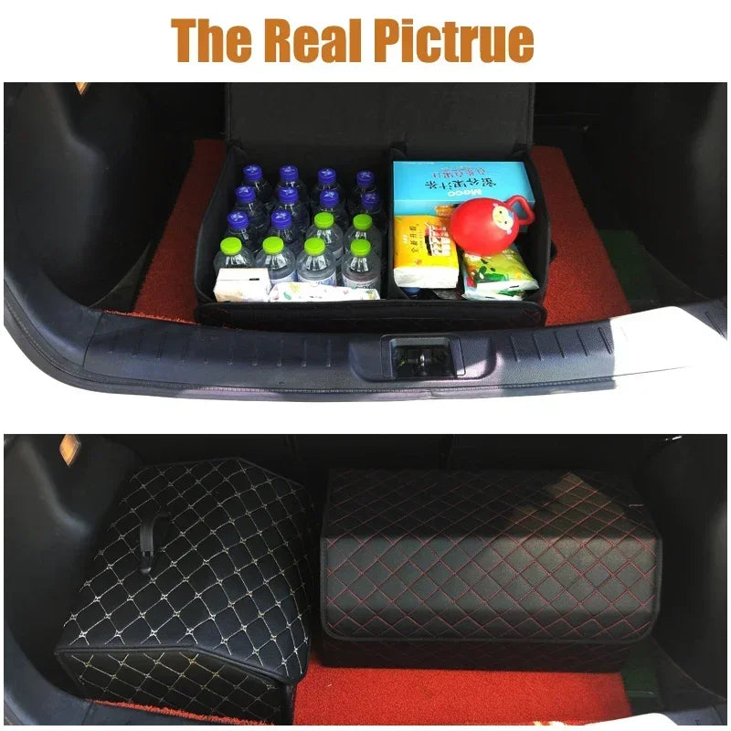 NEW Multipurpose Collapsible Car Trunk Storage Organizer With Lid Portable Car Storage Bag Car Trunk Organizer