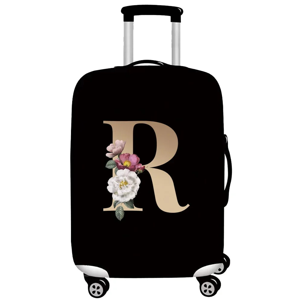 Luggage Protective Cover Travel Accessories Suitcase Dust Wear-resistant Gold Letter Series Protective Case 2026 Fashion