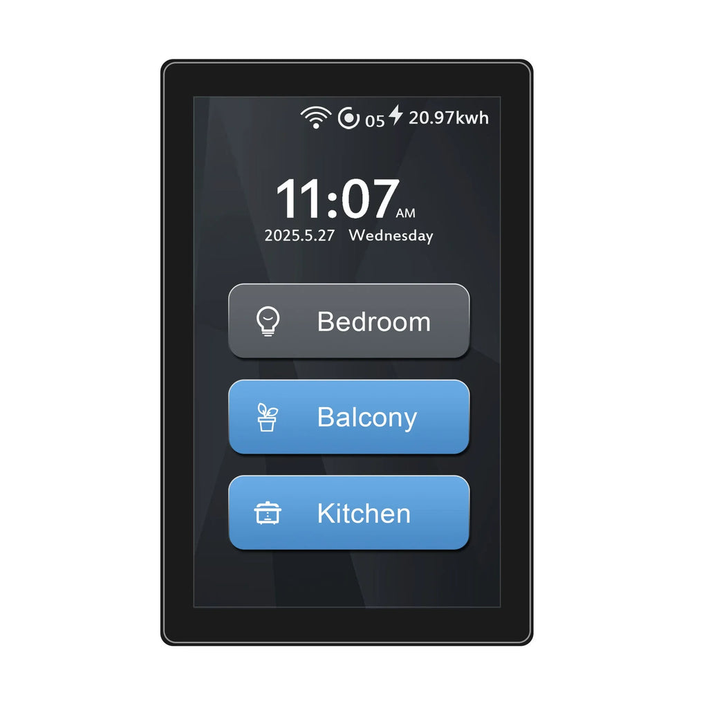 Us Smart Wifi Switches Tuya Eu 4x4 Luxury Zigbee Switch Diy Name Display Smart Home Automation And Smart Home Systems