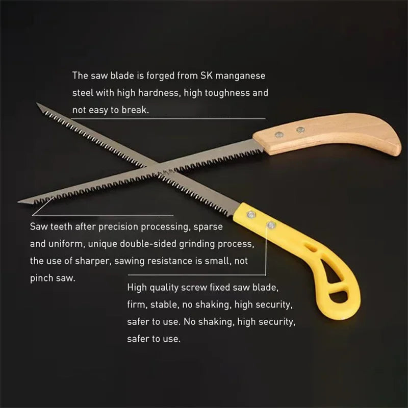 Household Hand Saw Wallboard Chicken Tail Small Hole Saws Gypsum Board Cutting Wood Plastic Tree Branch Grafting Garden Tools