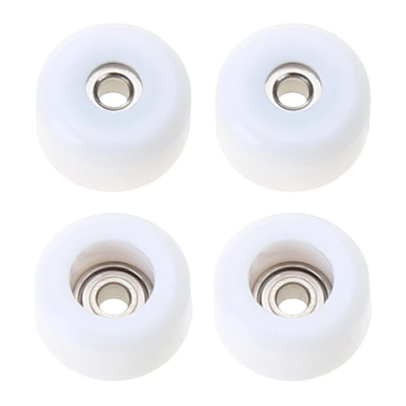 U13F Pack of 4Pcs  Truck Bearing Wheels for Mini Finger Skateboard Roller Skate Scooter Figurine Skateboard Accs