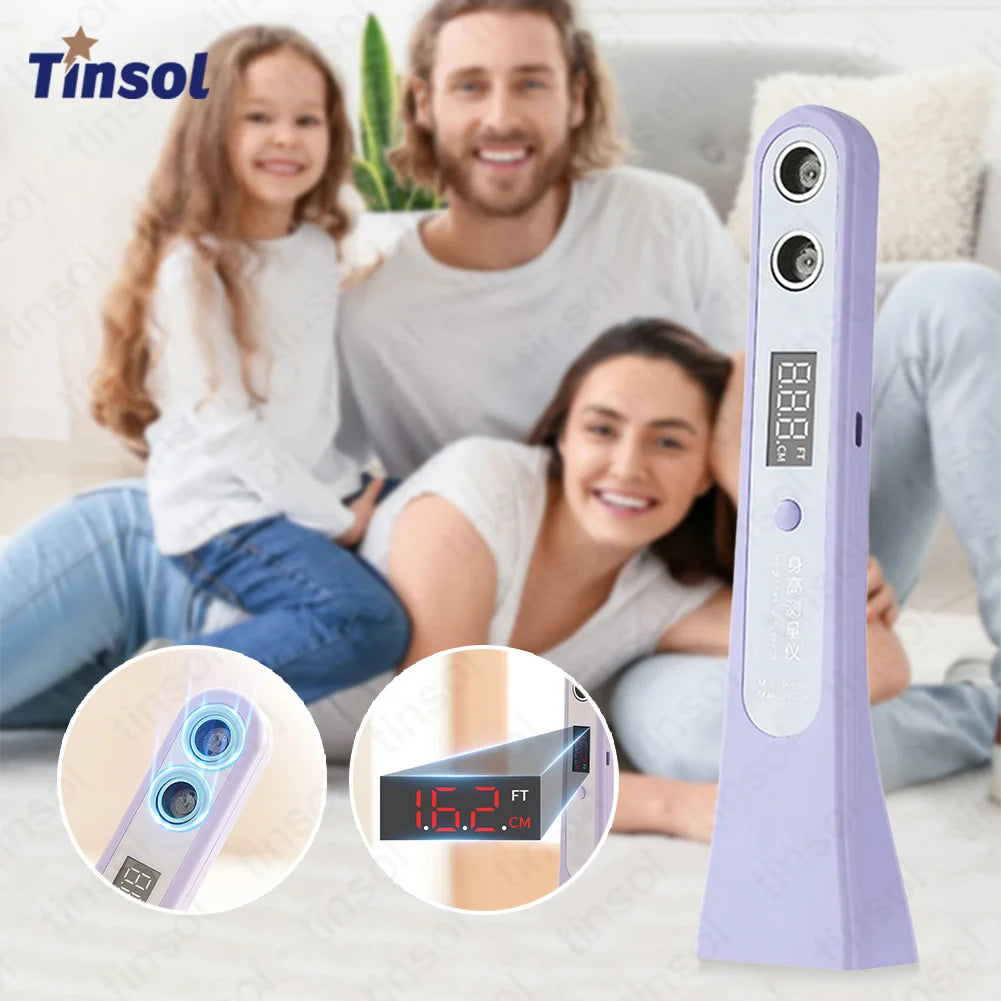 Ultrasonic Height Measuring Meter High Accuracy Body Height Ruler Stadiometer Device for Adults Kids Digital Portable Growth