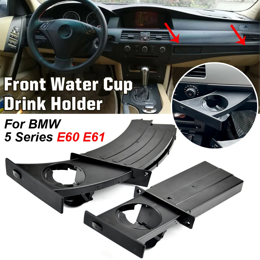 51459125622 51459125626 Car Front Left Cup Holder Drink Rack Auto Accessories For BMW E60 525 528 530 535 2003 2004 2005-2010