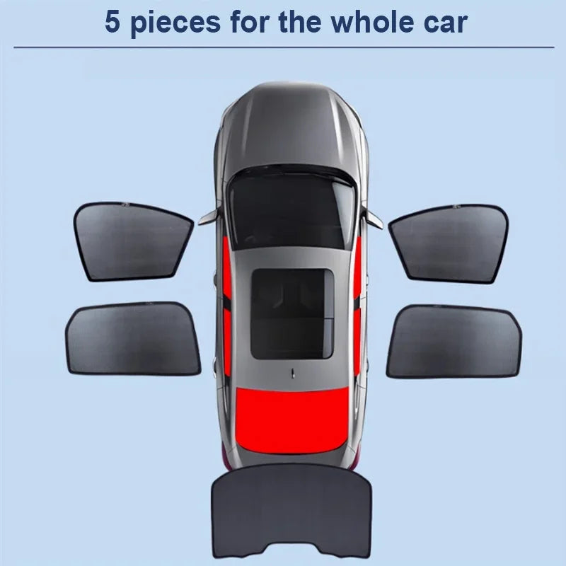 Car Sun Shades For Toyota Corolla E210 2020 2021 2022-2025 Sedan Sunshades Magnetic Heat Insulation Window Visor Accessories