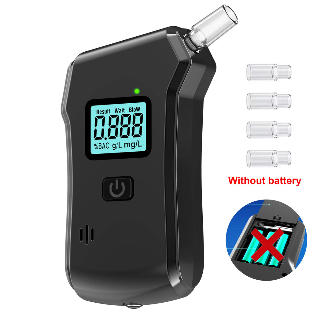 Alcohol Breathalyzer Tester with Digital LCD Display Grade Accuracy Personal Alcohol Tester for Home Use Drunk Driving Analyzer