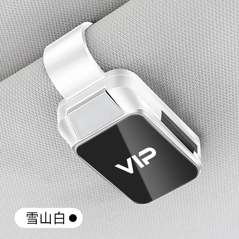 Sunglasses Holder, Eye Box, Creative Car Visor, Storage Clip, Car Glasses Clip, Multi-Function