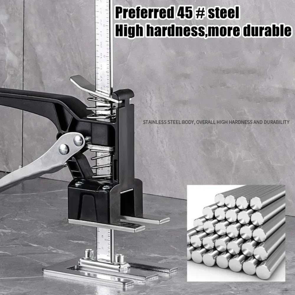 Labor-Saving Arm Board Jack Elevator, Cabinet Lifter Height Locator, Adjustable Anti-Slip Hand Lifting Tool, Multifunctional