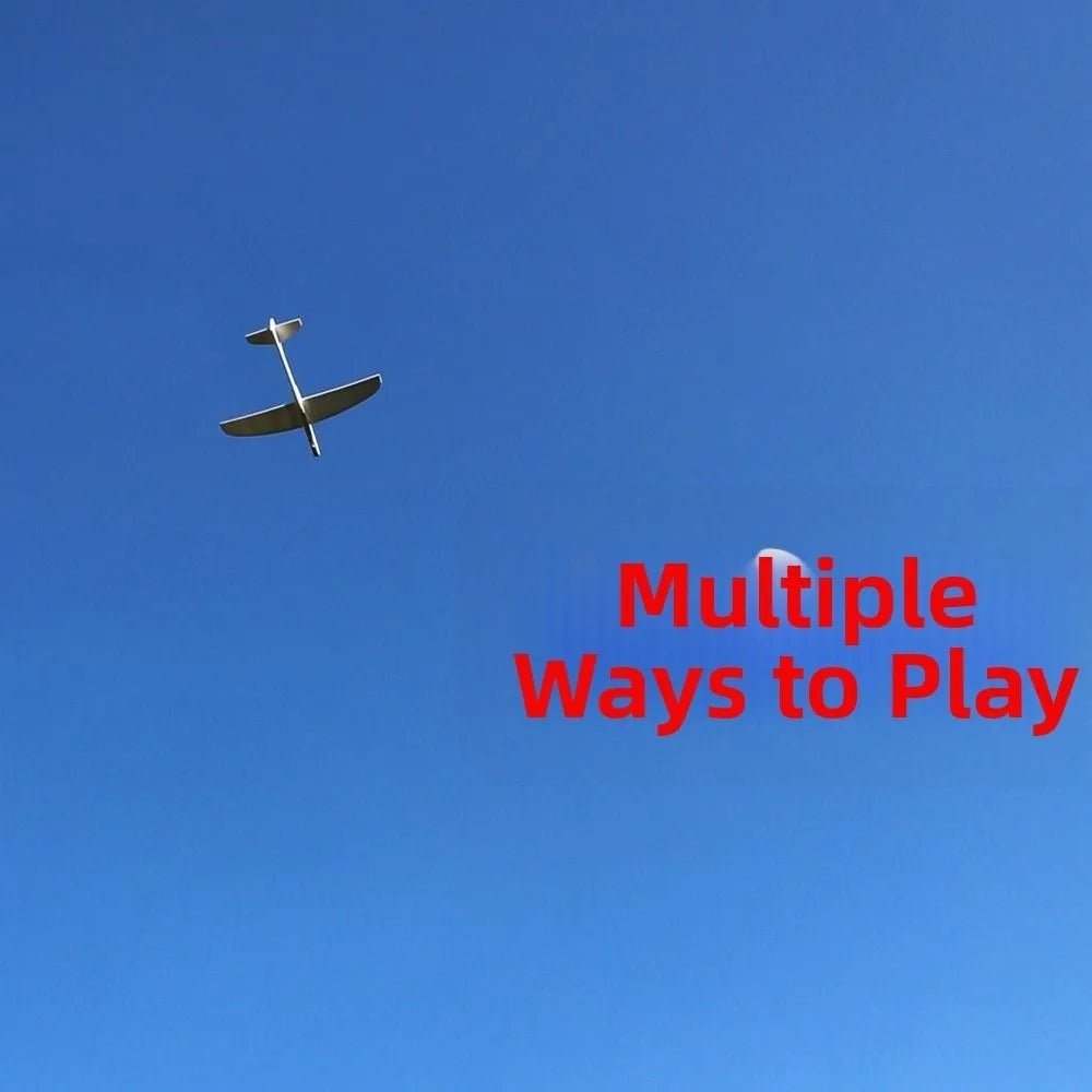 New PP Foam Foam Airplane Launcher Ligthweight 29*27.8cm Hand Throw Catapult Plane Bubble Plane Glider Outdoor
