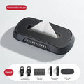 Leather Car Tissue Box Phone Number Label Center Console Armrest Napkin Box Sun Visor Tissue Box Backseat Tissue Case Fix Strap