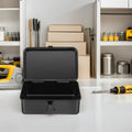 2Pcs Metal Tool Box Thick Iron Portable Small Toolbox for Home Garage Automotive Tool Storage Car Toolbox Metal