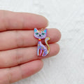 12pcs Color Printed Cat Pendant DIY Jewelry Making Fashion Earrings, Necklaces, Bracelets, Pendant Accessories