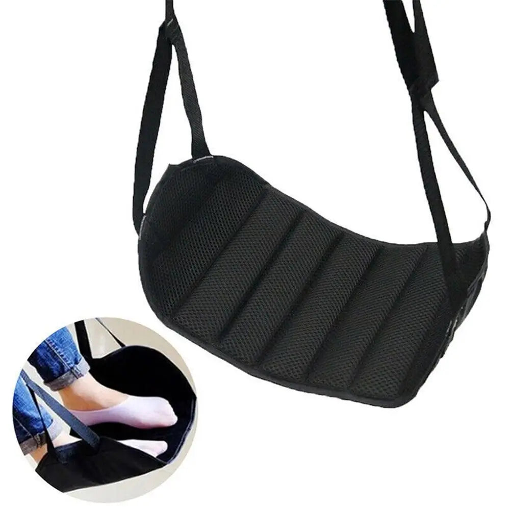 Adjustable Memory Foam Travel Airplane Footrest Hammock Leg Hammock Foot Hanger Furniture Hanging