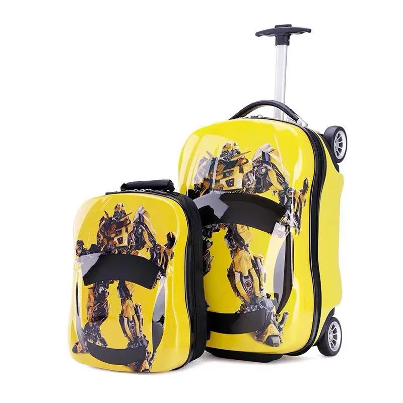 3D Car Kids Suitcase set Travel Luggage Children Travel Trolley Suitcase for boys suitcase for kids Rolling luggage suitcase